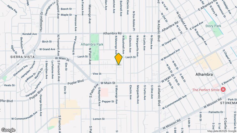 130 N Marengo Ave Mapa y Detalles de la Ubicación