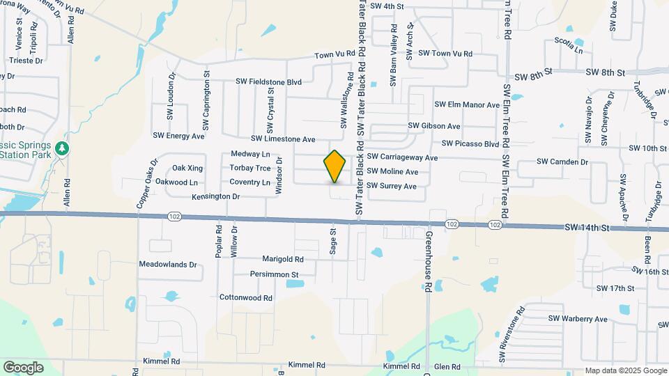 4109 SW Broadstone Ave Map and Location Details