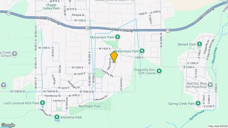 1572 S Bridle Path Loop Map and Location Details