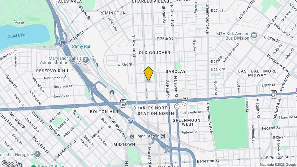 2031 Maryland Ave Map and Location Details