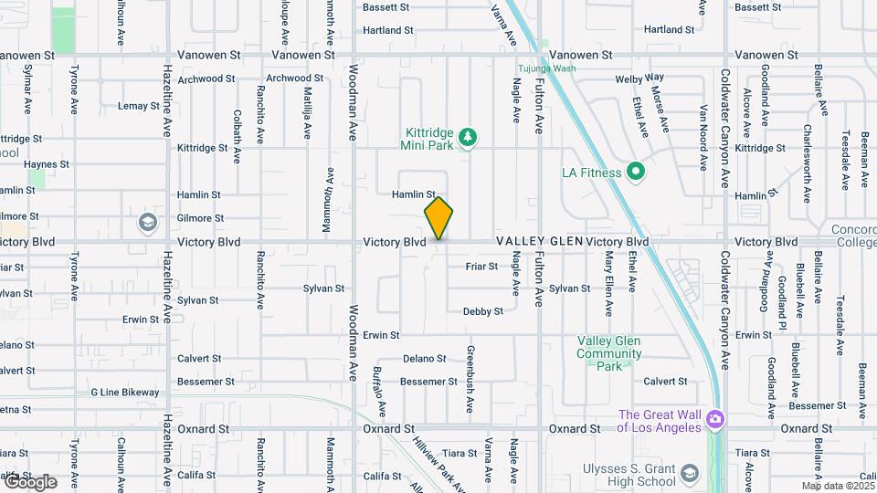 13512 Victory Blvd Map and Location Details