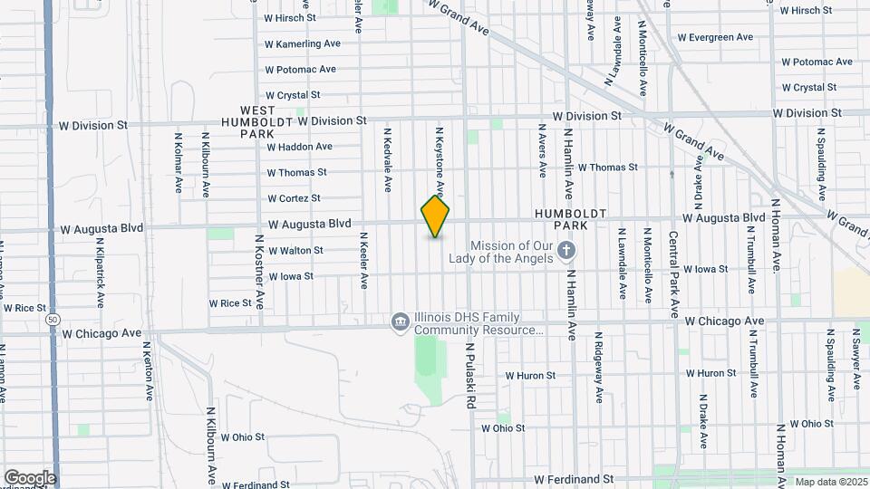934 N Keystone Ave Map and Location Details