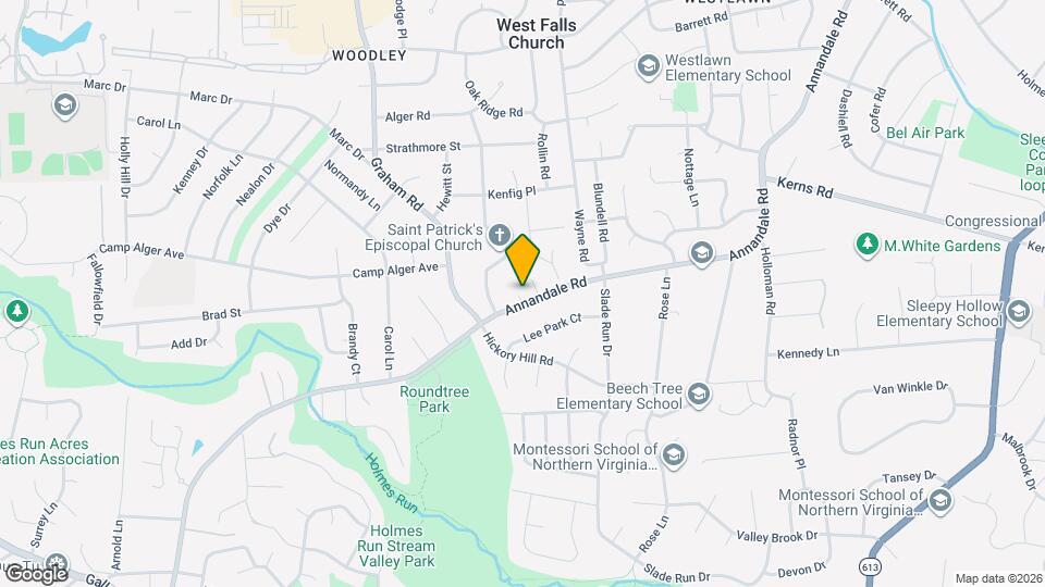 3284 Annandale Rd Map and Location Details