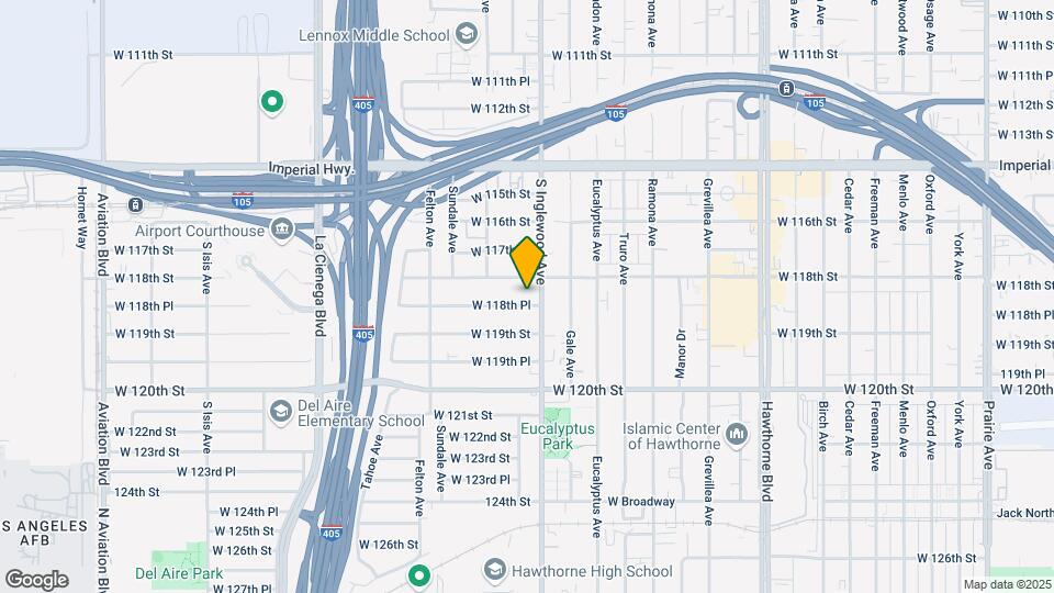 4817 W 118th Pl Mapa y Detalles de la Ubicación