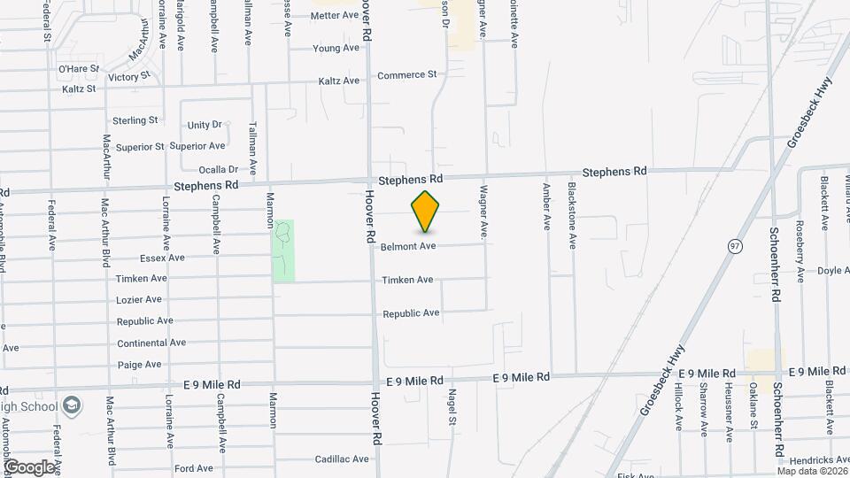 11921 Belmont Ave Map and Location Details