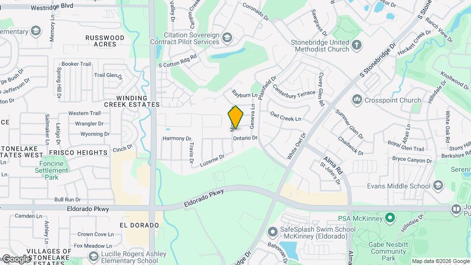 2409 Monroe Dr Map and Location Details