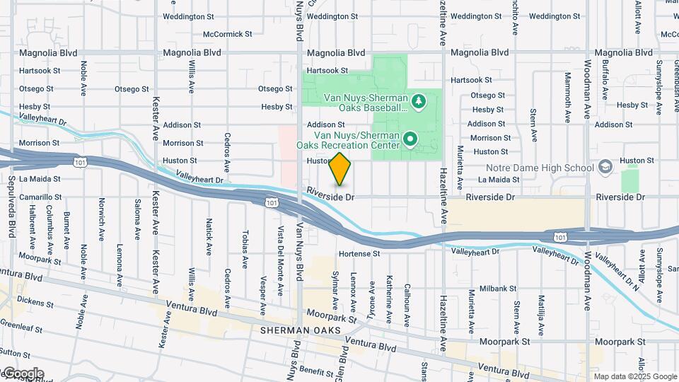 4806 Sylmar Ave Map and Location Details