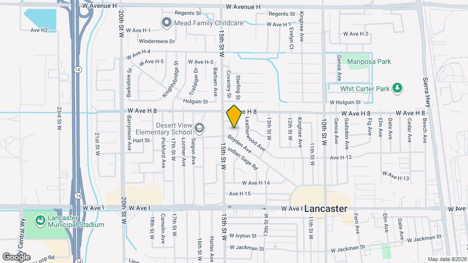 45523 Lostwood Ave Map and Location Details