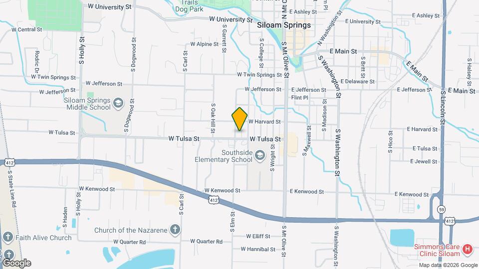 477 W Tulsa St Map and Location Details