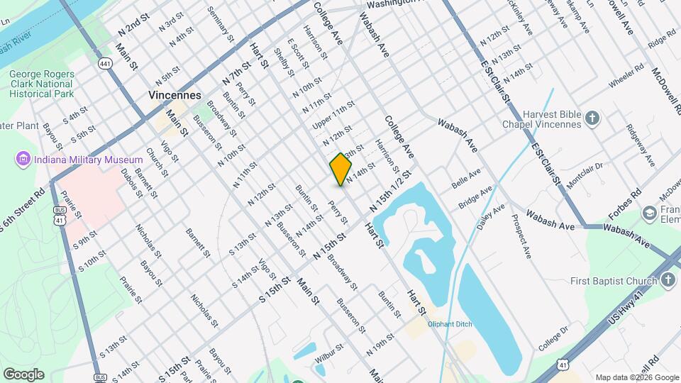 1333 Hart St Map and Location Details