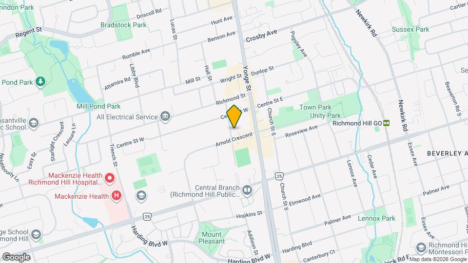 29 Elizabeth St S Map and Location Details