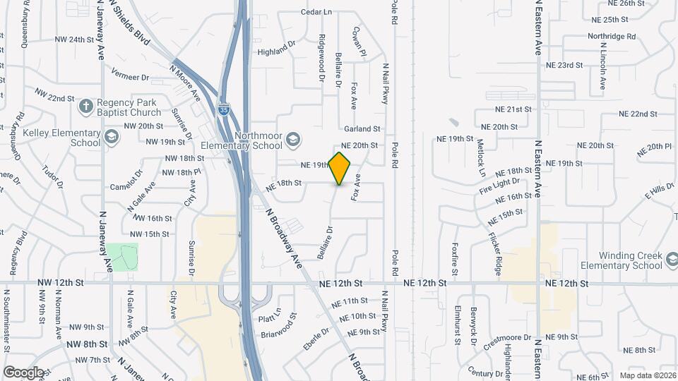 1810 Bellaire Dr Map and Location Details