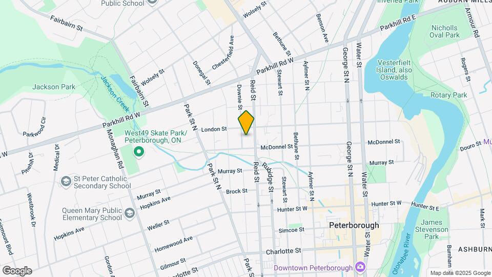 540 Downie St Map and Location Details