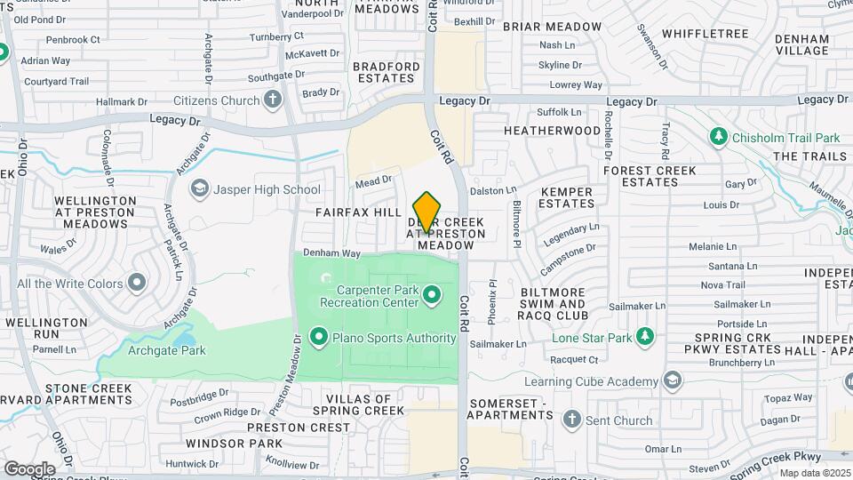 4108 Hedgerow Dr Map and Location Details