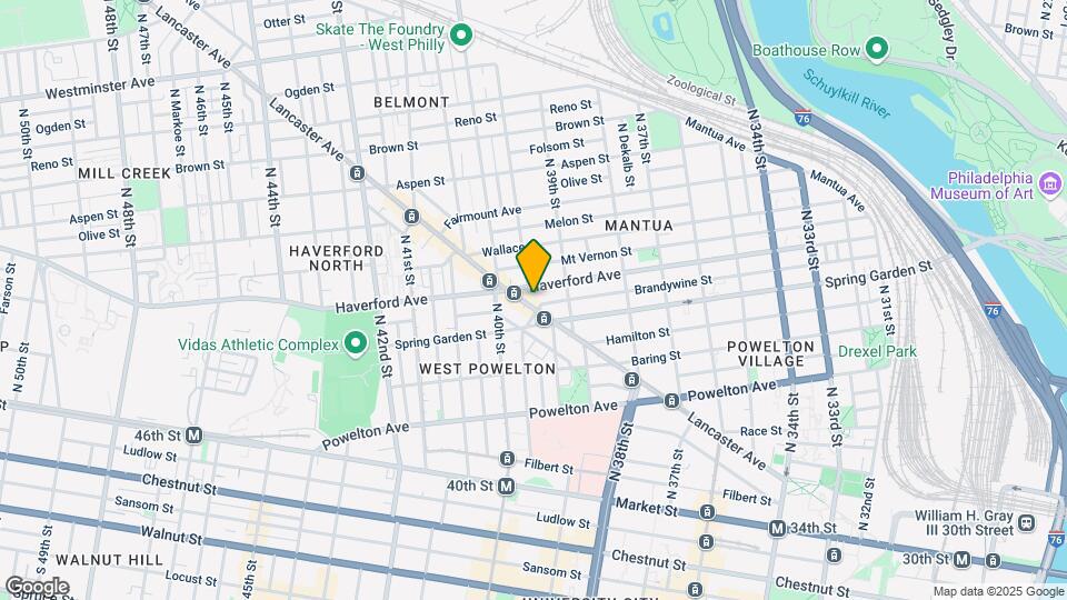 3935 Lancaster Ave Map and Location Details