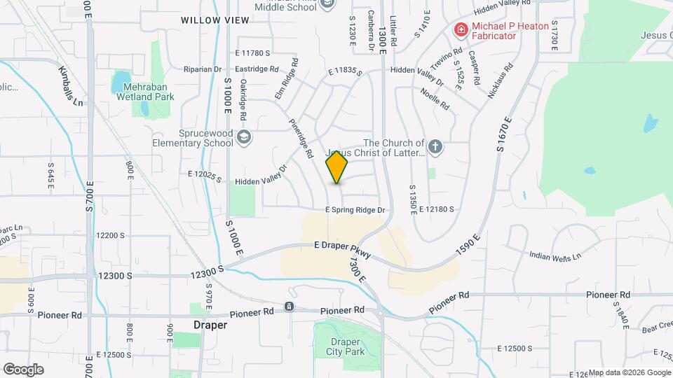 12128 Woodridge Rd Map and Location Details