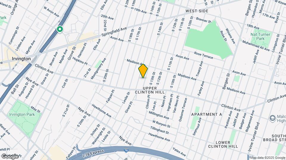 877 S 14th St Map and Location Details