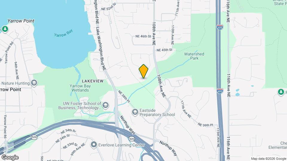 4101 106th Pl NE Map and Location Details