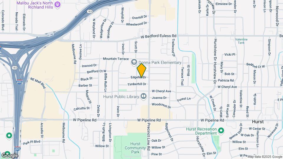 817 Edgehill Dr Map and Location Details