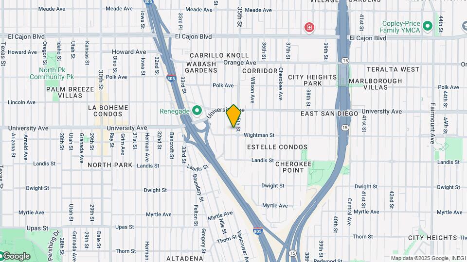 3814 35th St Map and Location Details