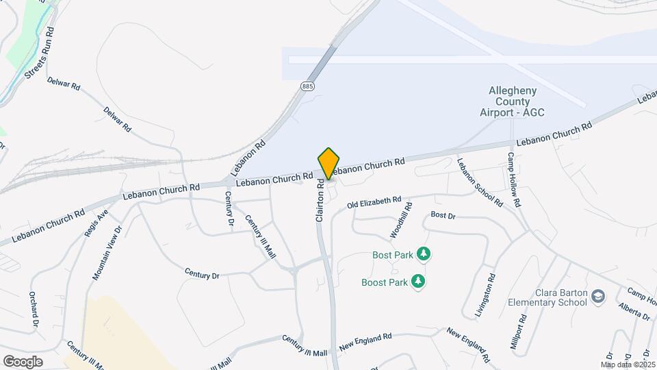 2400 Clairton Rd Map and Location Details