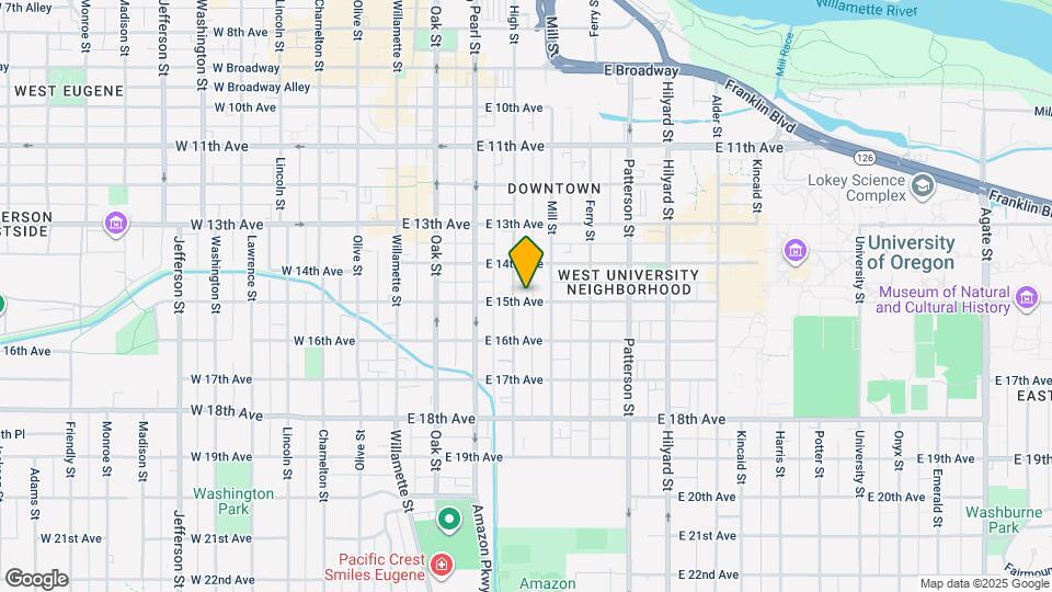 327 E 15th Ave Mapa y Detalles de la Ubicación
