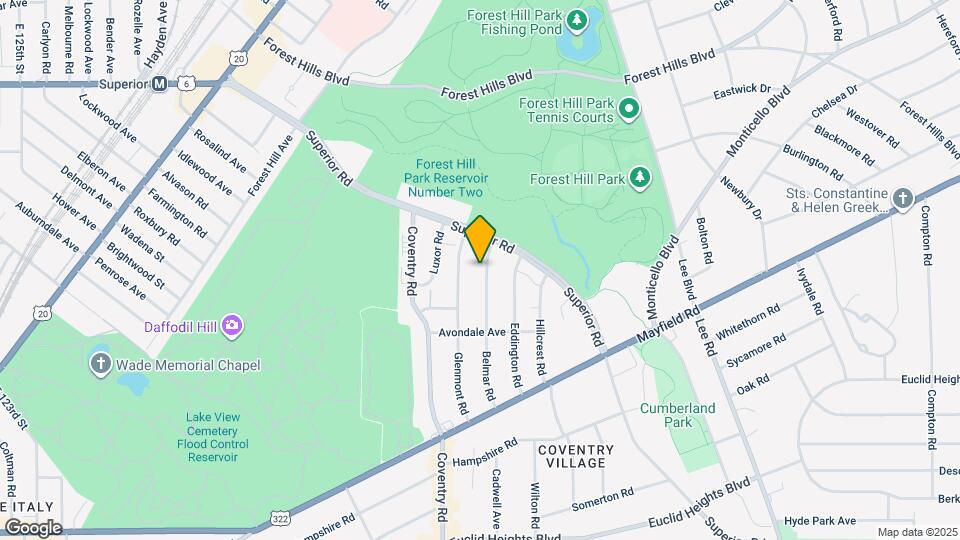 1534 Belmar Rd Map and Location Details