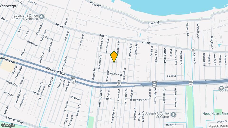 545 Oak St Map and Location Details