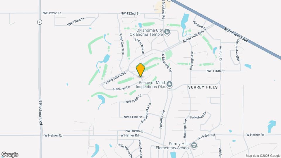 11601 Hackney Ln Map and Location Details