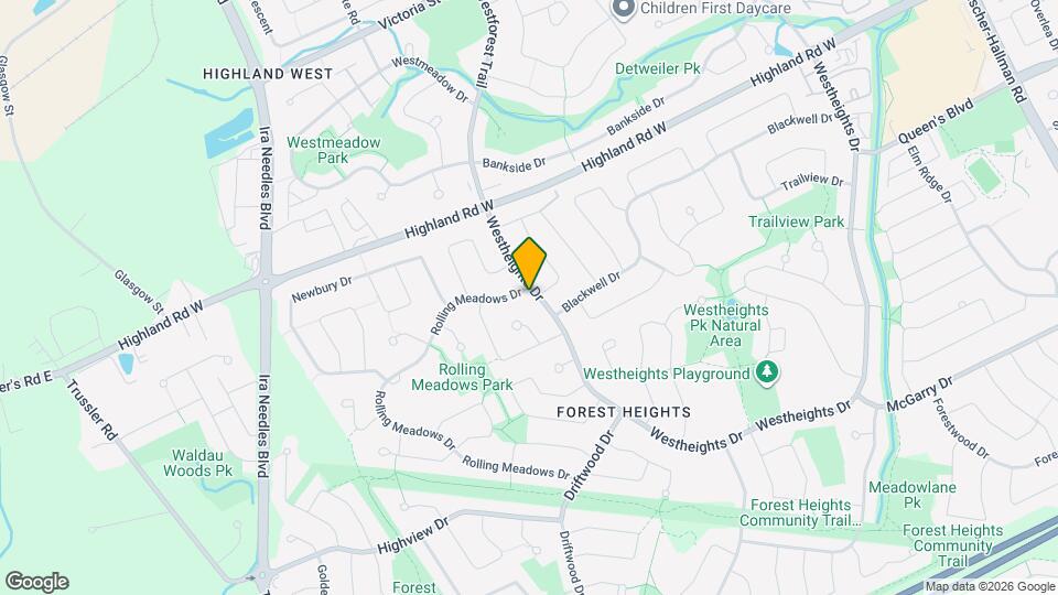 336 Rolling Meadows Dr Map and Location Details