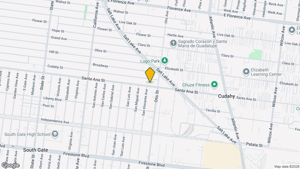 4109 1/2 Santa Ana St Mapa y Detalles de la Ubicación