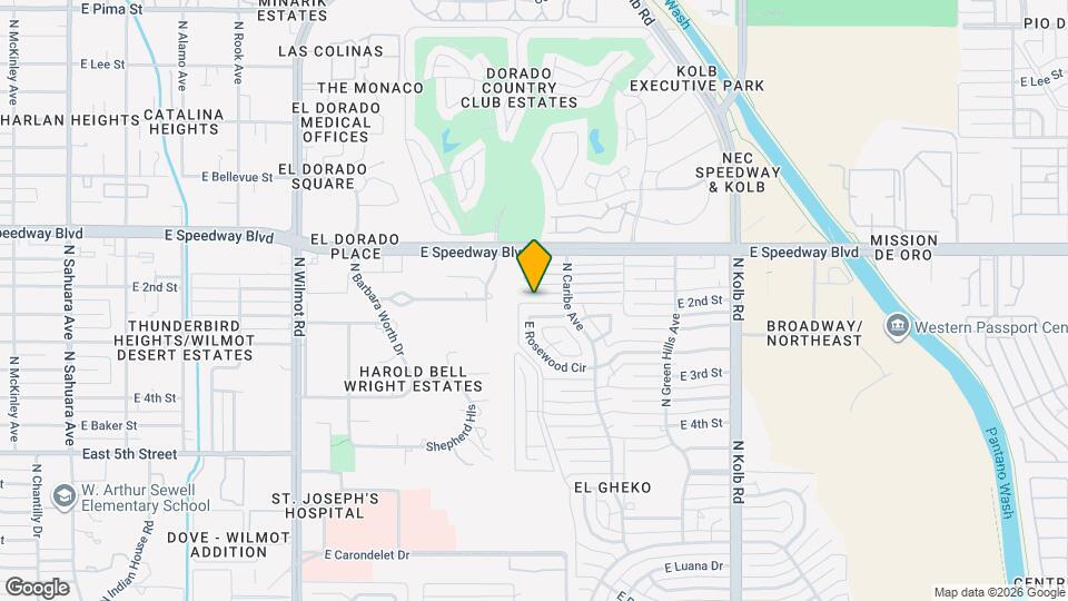 993 N Caribe Ave Map and Location Details