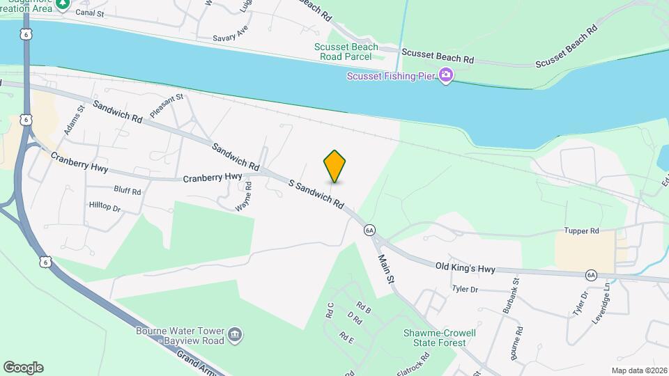 1105 Sandwich Rd Map and Location Details