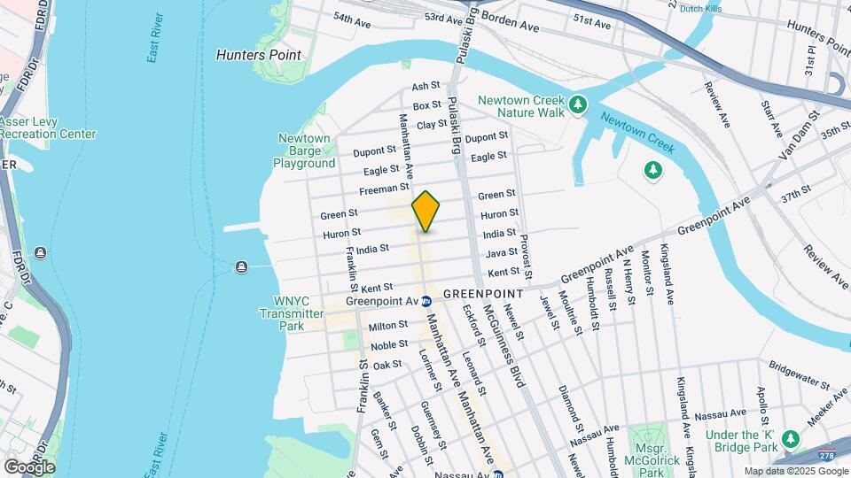 972 Manhattan Ave Map and Location Details