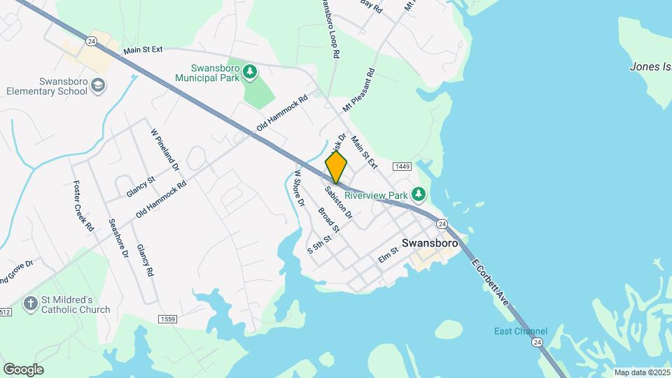 618 E Sabiston Dr Mapa y Detalles de la Ubicación
