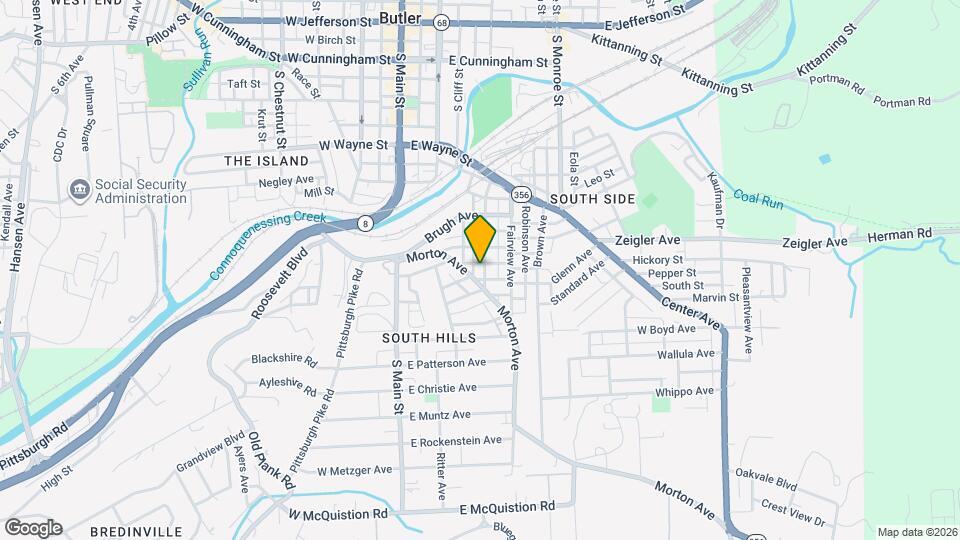 312 Walker Ave, Unit 1 Mapa y Detalles de la Ubicación