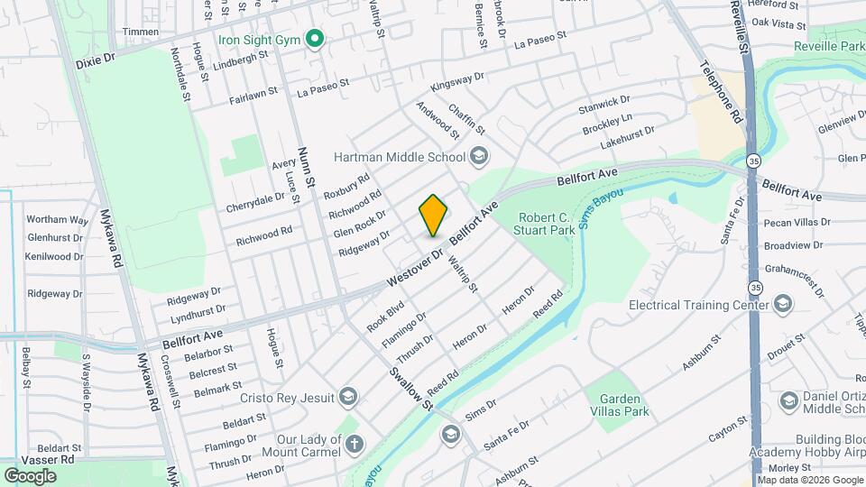 7065 Bellfort Ave, Unit 7065 Bellfort #10 Mapa y Detalles de la Ubicación