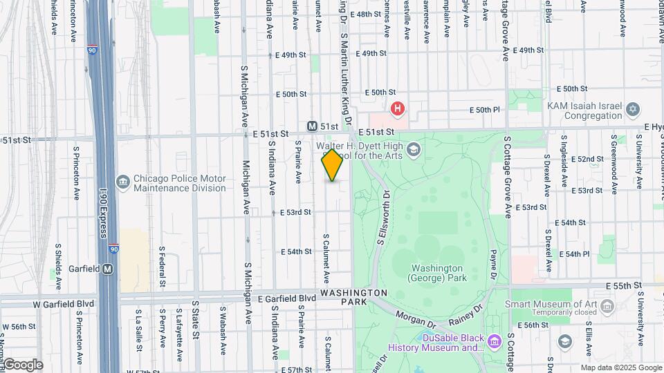 5219 S Calumet Ave Map and Location Details