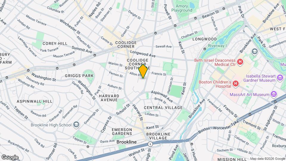 44A St Paul St, Unit 1 Mapa y Detalles de la Ubicación