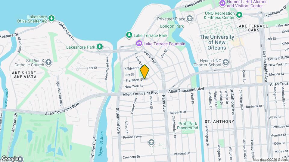 1422 Frankfort St Mapa y Detalles de la Ubicación