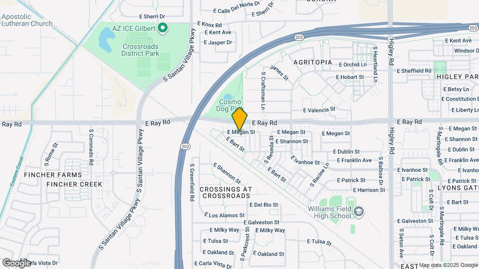 2591 E Megan St Map and Location Details