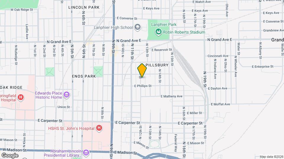 1010 N 12th St Map and Location Details
