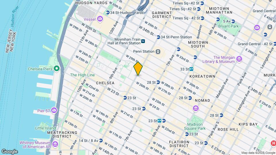 260 W 27th St Mapa y Detalles de la Ubicación