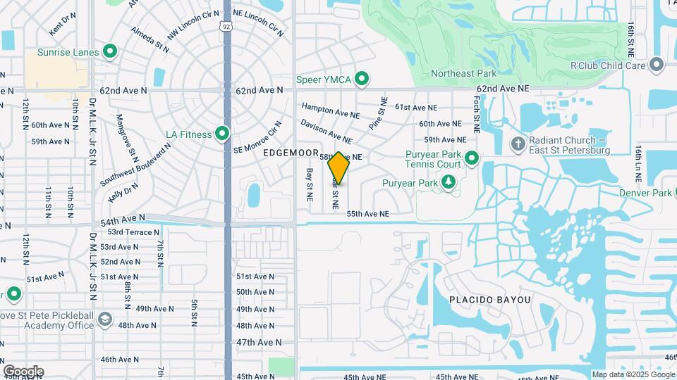5601 Cedar St NE Map and Location Details