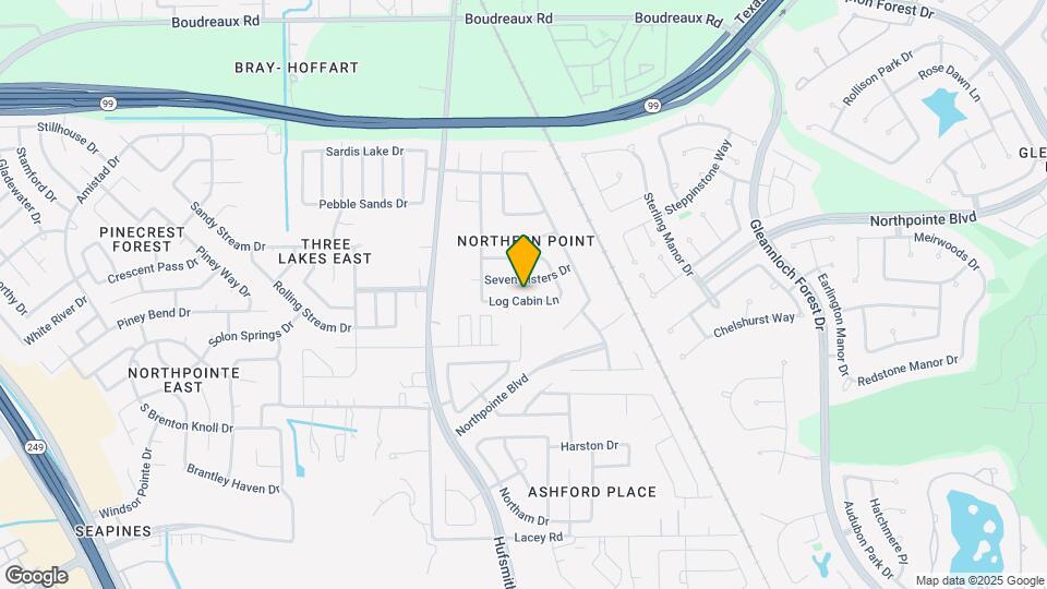 11338 Log Cabin Ln Map and Location Details