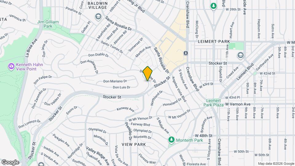 3849 Don Tomaso Dr Map and Location Details