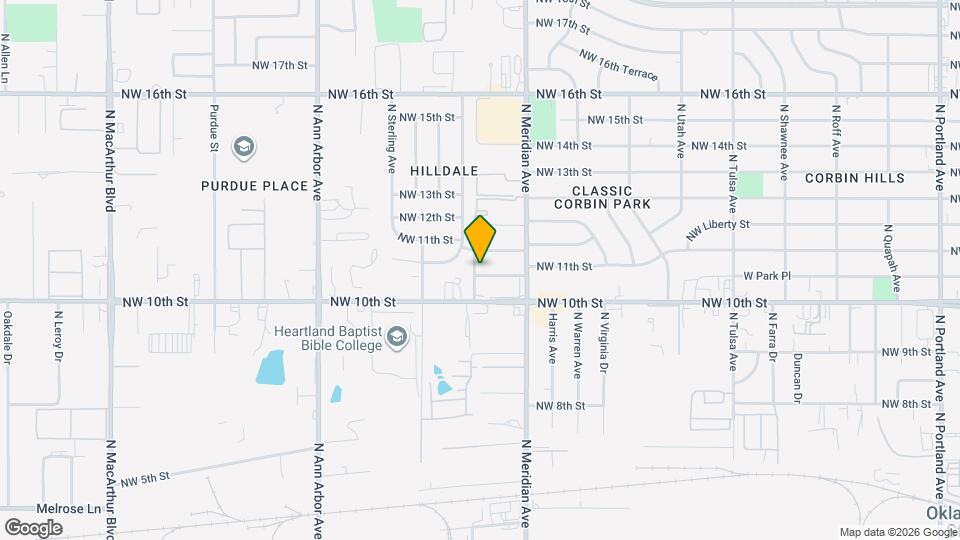 4545 W Park Pl Map and Location Details