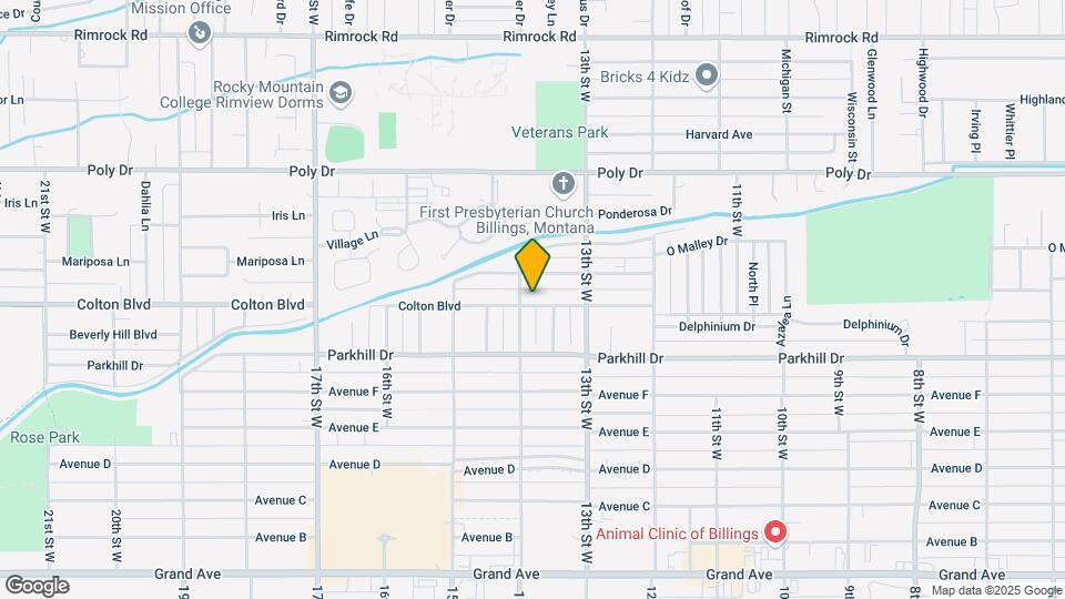1341 Colton Blvd Map and Location Details