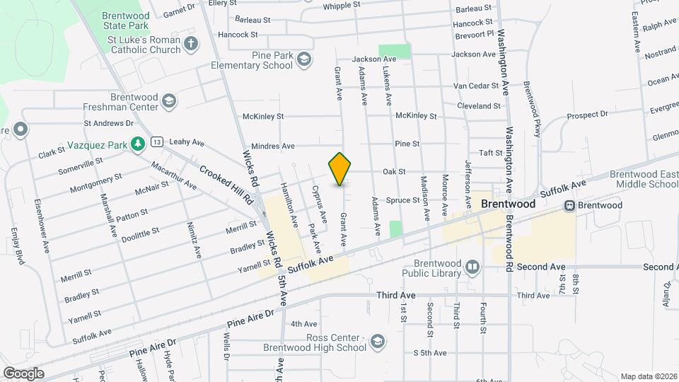 32 Grant Ave Map and Location Details