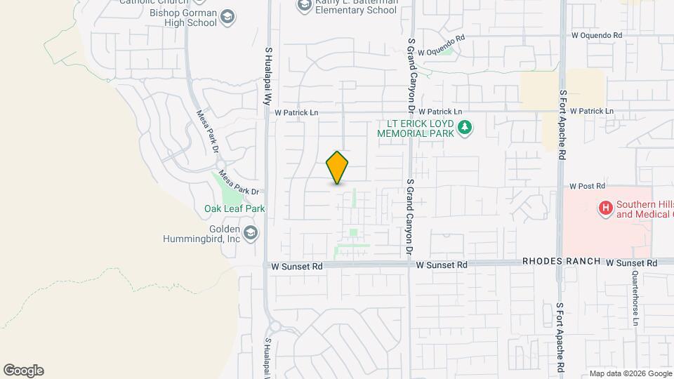 9986 Erie Stream Way Map and Location Details